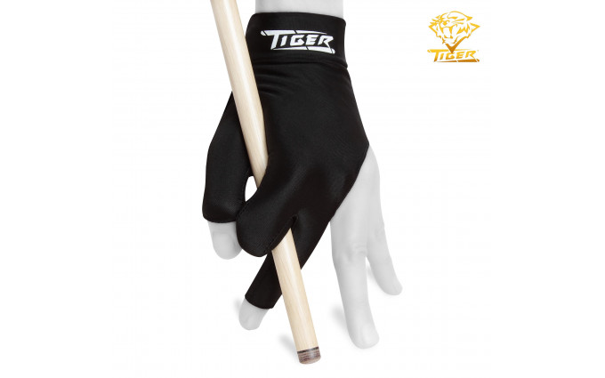 Перчатка Tiger-X Professional Billiard Glove черная левая S