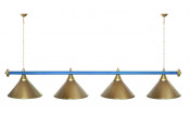 Лампа STARTBILLIARDS 4 пл. (плафоны бронза,штанга бронза,фурнитура бронза,3)