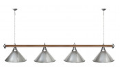 Лампа STARTBILLIARDS 4 пл. (плафоны бронза,штанга бронза,фурнитура золото,3)