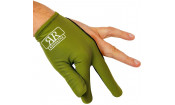 Бильярдная перчатка для кия Renzline Longoni из коллекции «младших» упрощенных моделей, зеленая